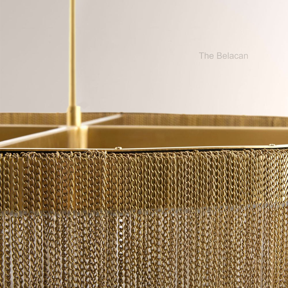Bertram Round Chain Chandelier - thebelacan