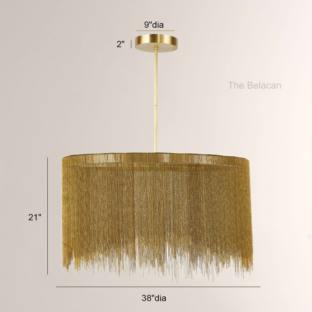 Bertram Round Chain Chandelier - thebelacan