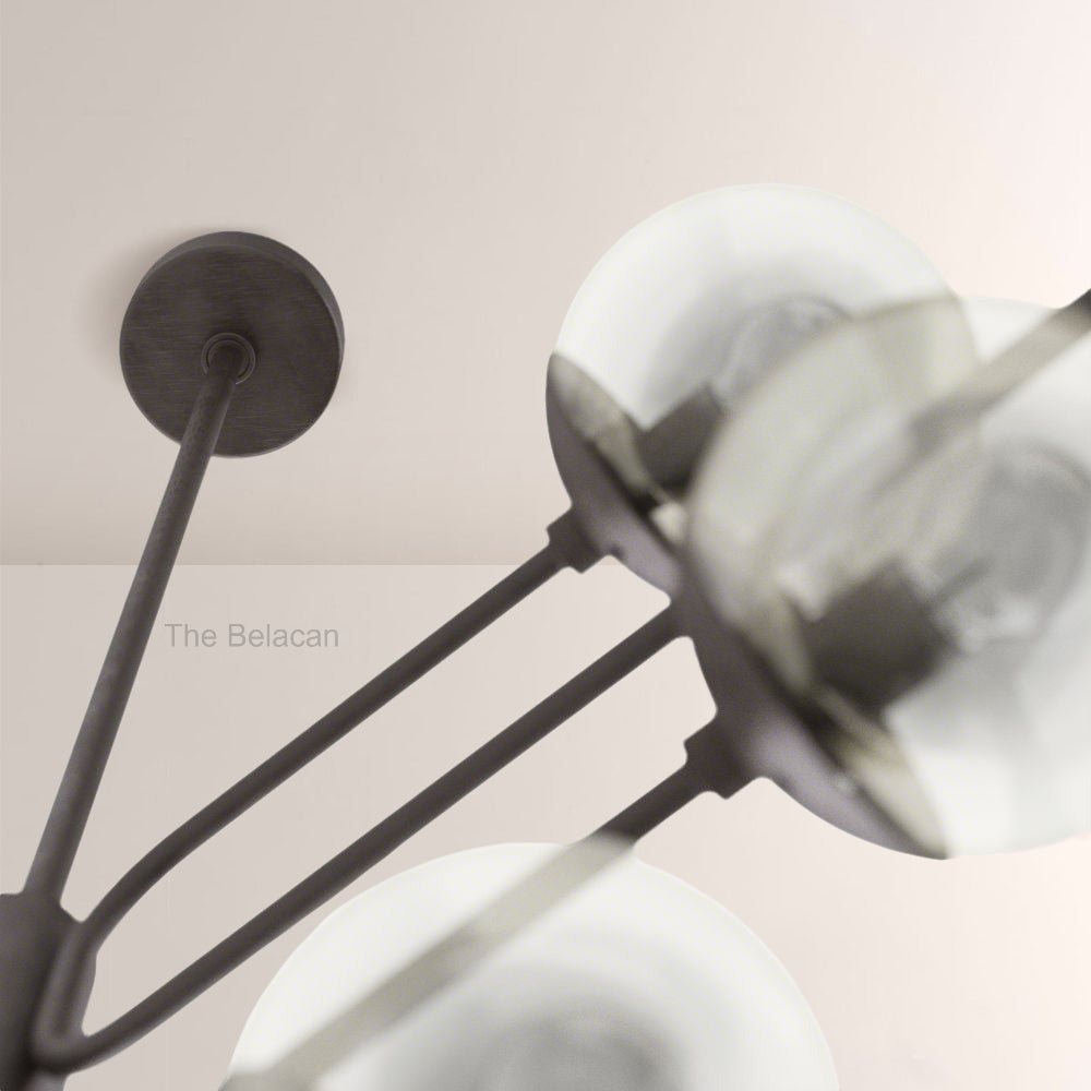 Bruno Linear Glass Chandelier - thebelacan