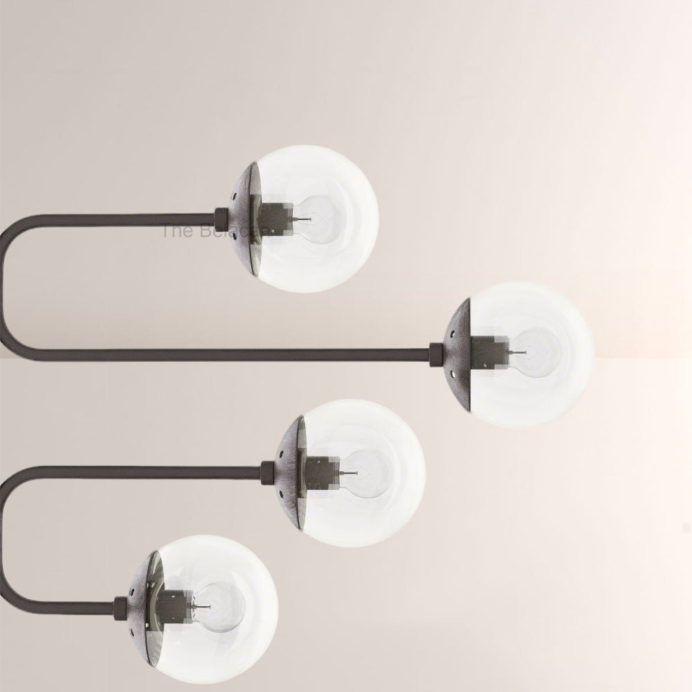 Bruno Linear Glass Chandelier - thebelacan