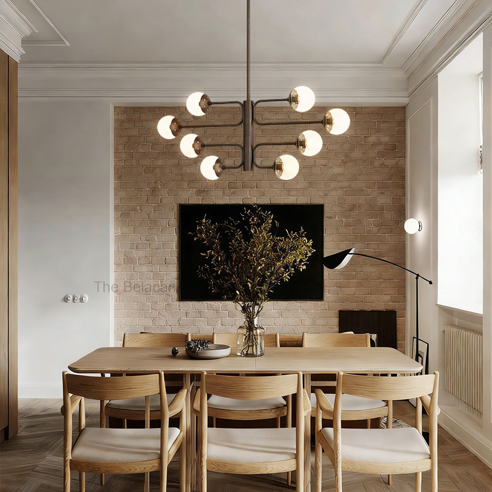 Bruno Linear Glass Chandelier - thebelacan