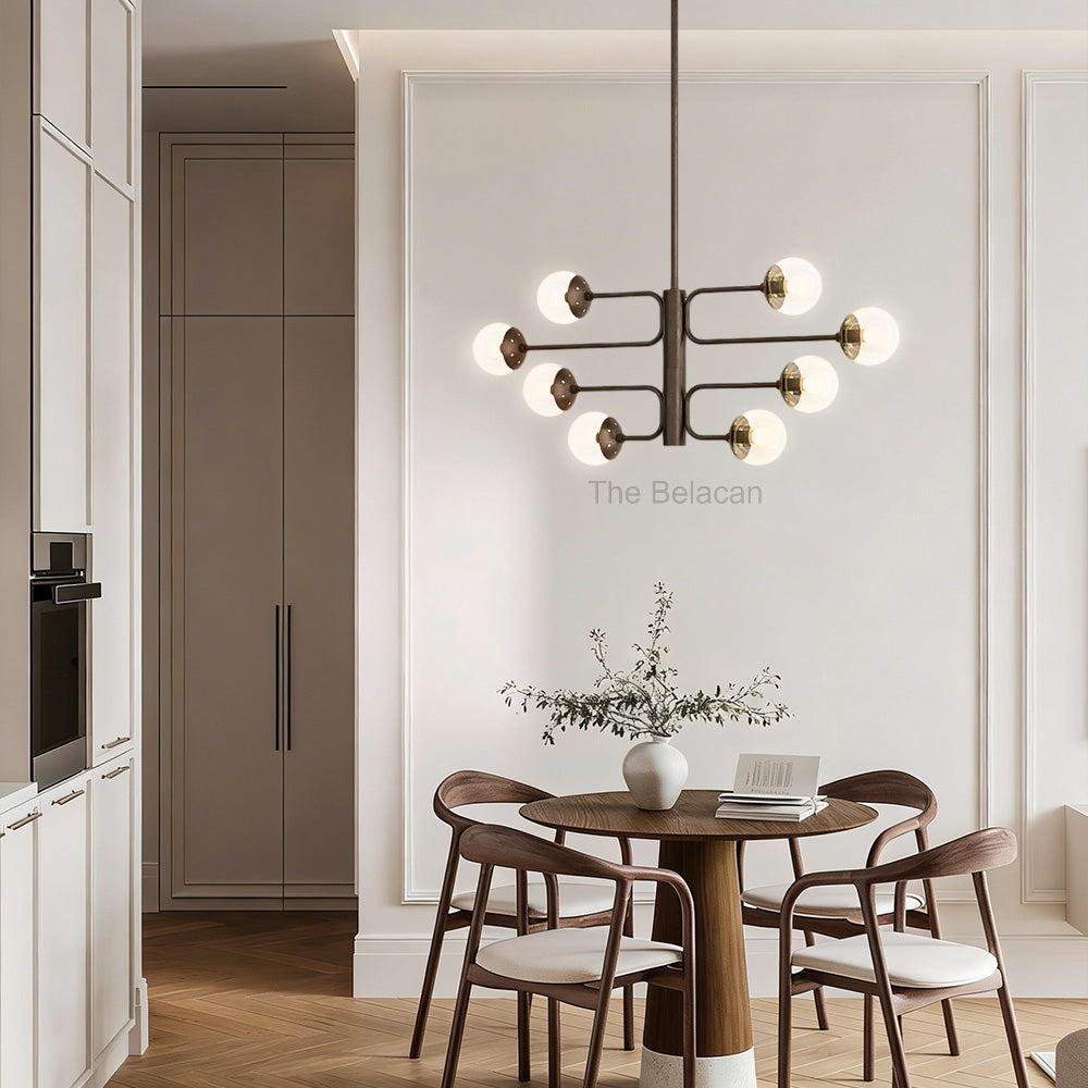 Bruno Linear Glass Chandelier - thebelacan