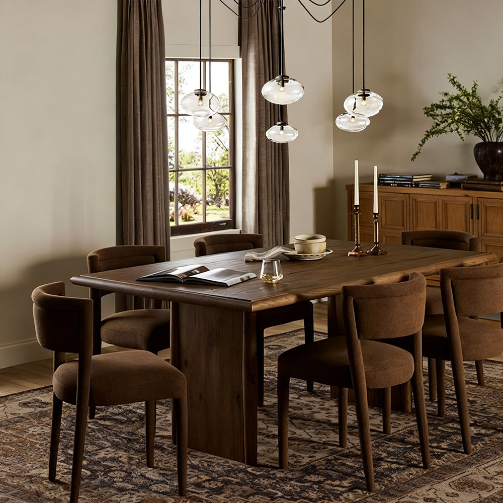 Cabrette Clear Glass Suspended Chandelier - thebelacan