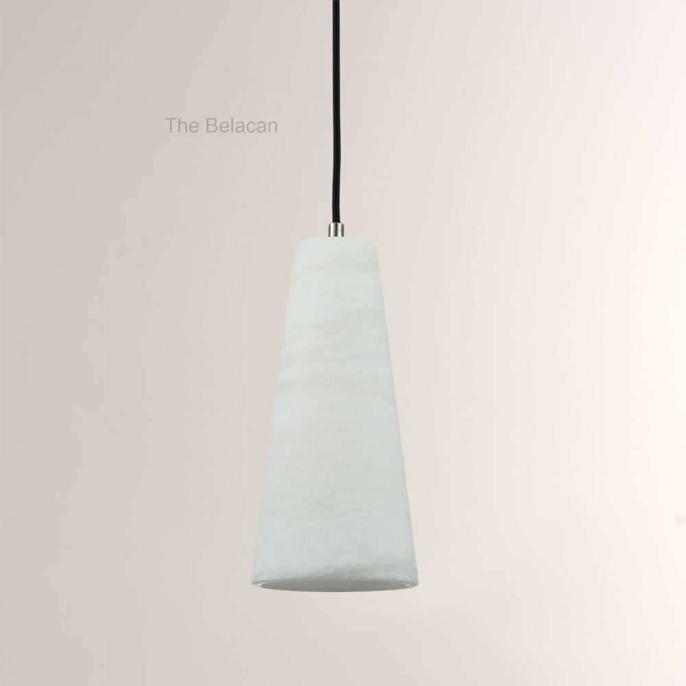 Capus Conical Alabaster Pendant - thebelacan