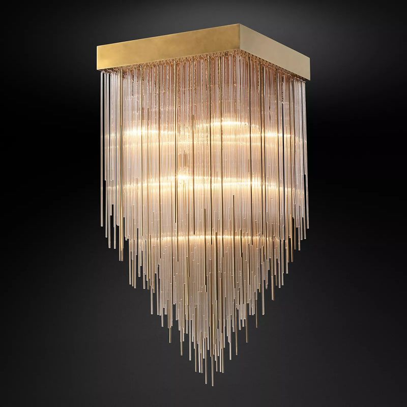 Cascada Square Chandelier 30" - thebelacan