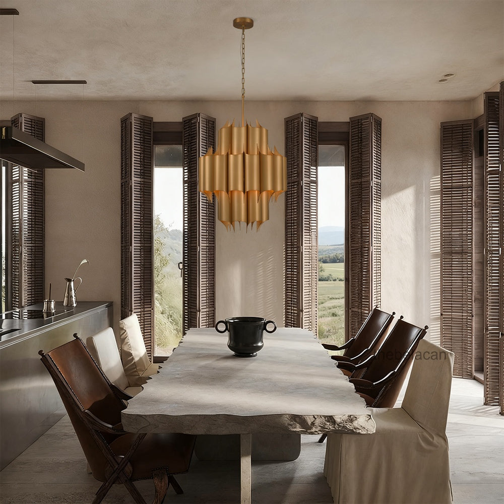 Cathedr Sculptural Chandelier 24" - thebelacan