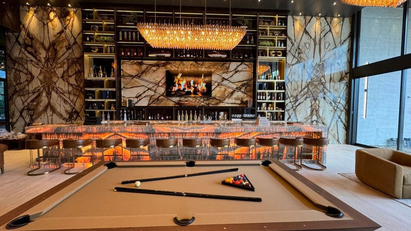 Chara Smoke Glass Tiered Rectangular Chandelier 74" - thebelacan