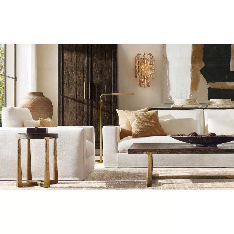 Chara Smoke Glass Grand Wall Sconce - thebelacan