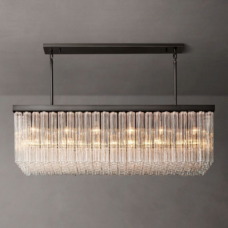 Cielle Rectangular Chandelier 73” - thebelacan
