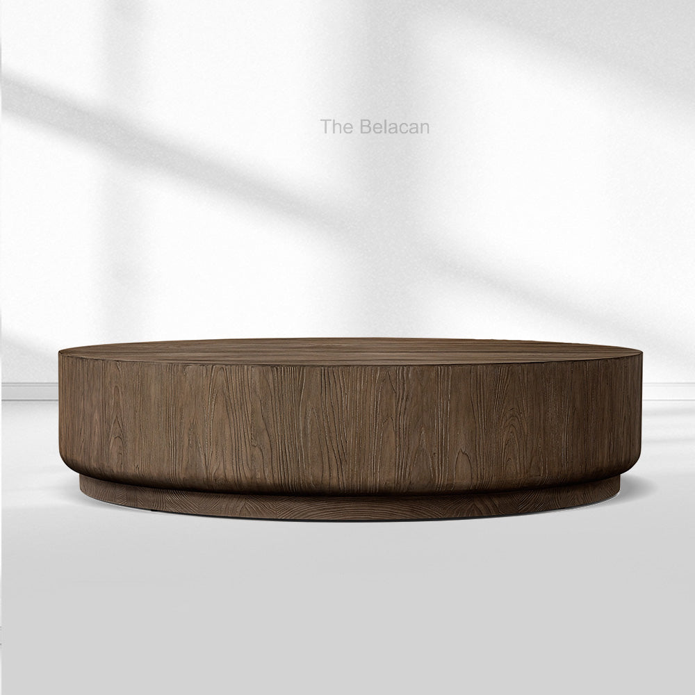 Cirglam Plinth Round Coffee Table - thebelacan