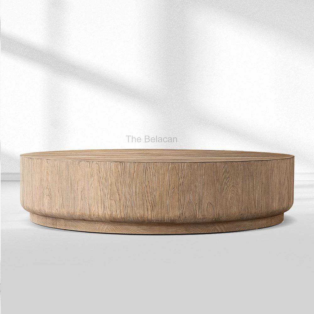 Cirglam Plinth Round Coffee Table - thebelacan