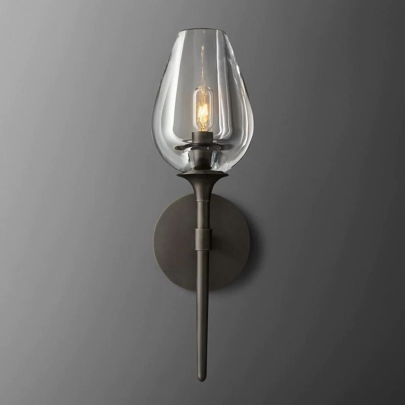 Crystal Tulip Wall Sconce - thebelacan