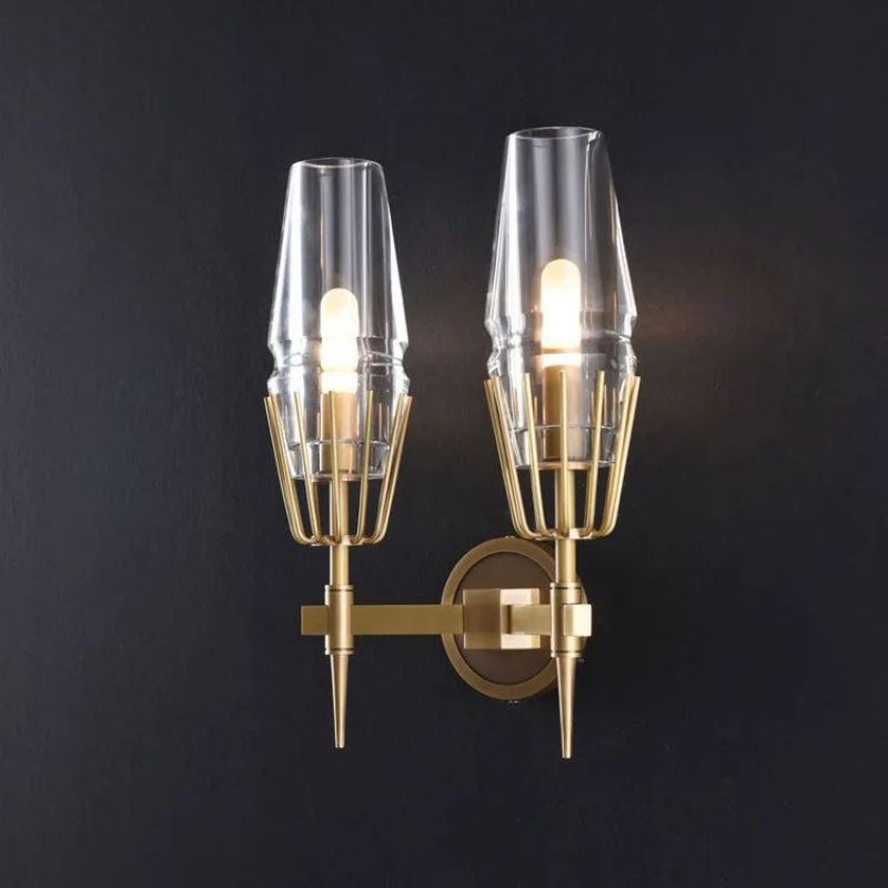 Delia Crystal Double Wall Sconce - thebelacan