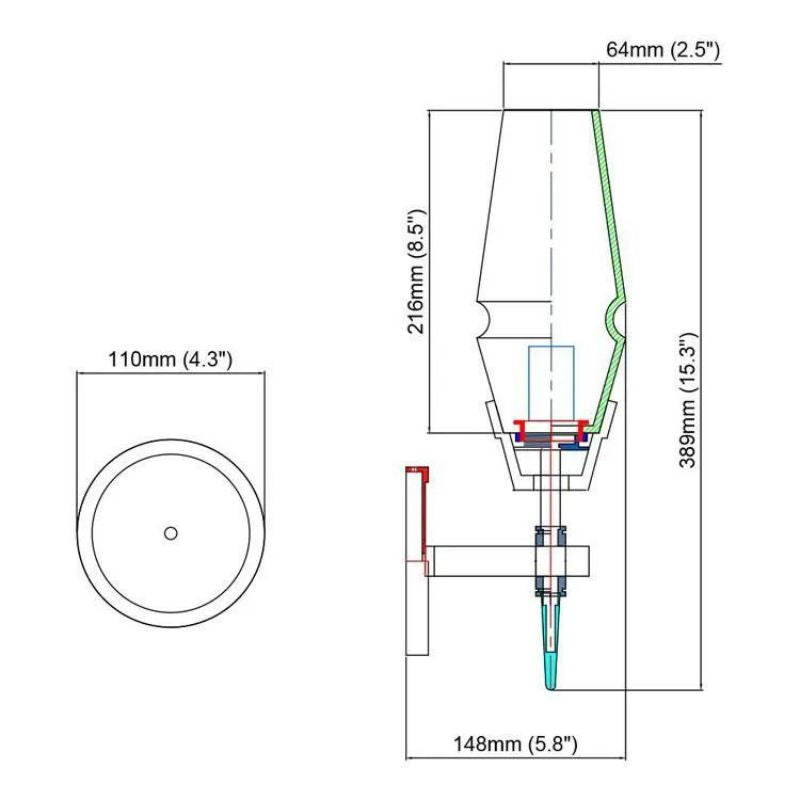 Delia Crystal Wall Sconce - thebelacan