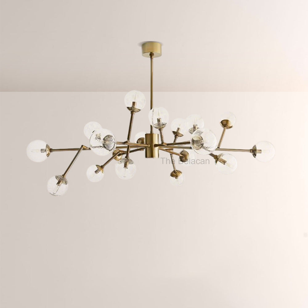 Dinah Glass Medium Chandelier - thebelacan