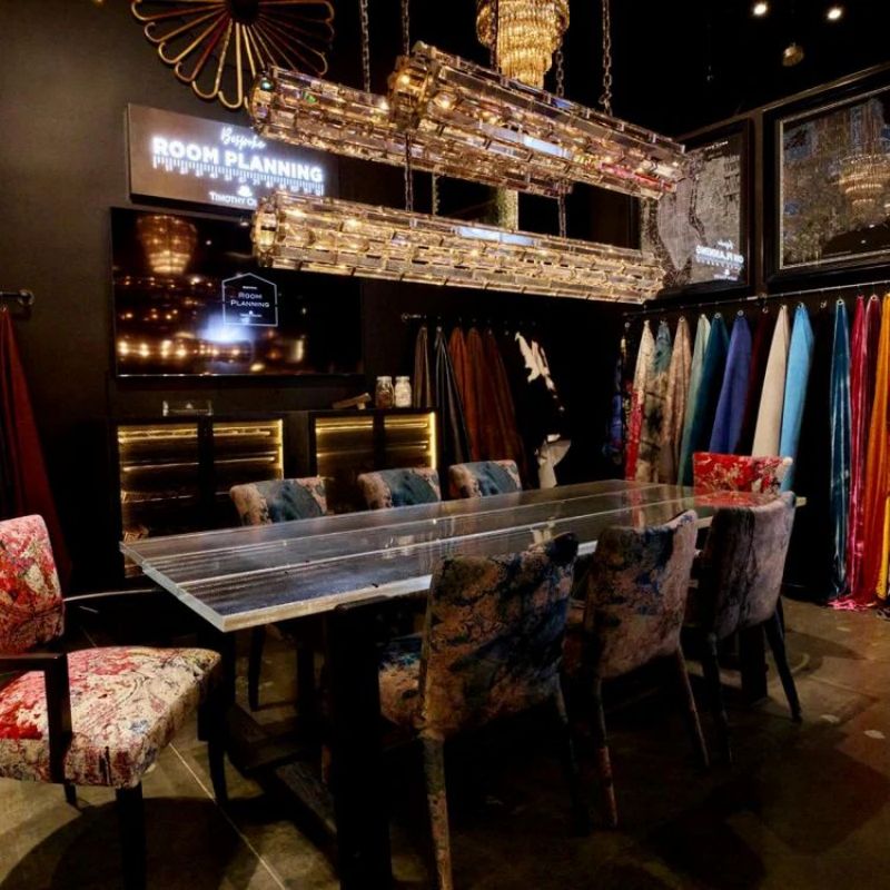 Dora Glass Linear Cylinder Chandelier 49″ 60″ 71″ - thebelacan