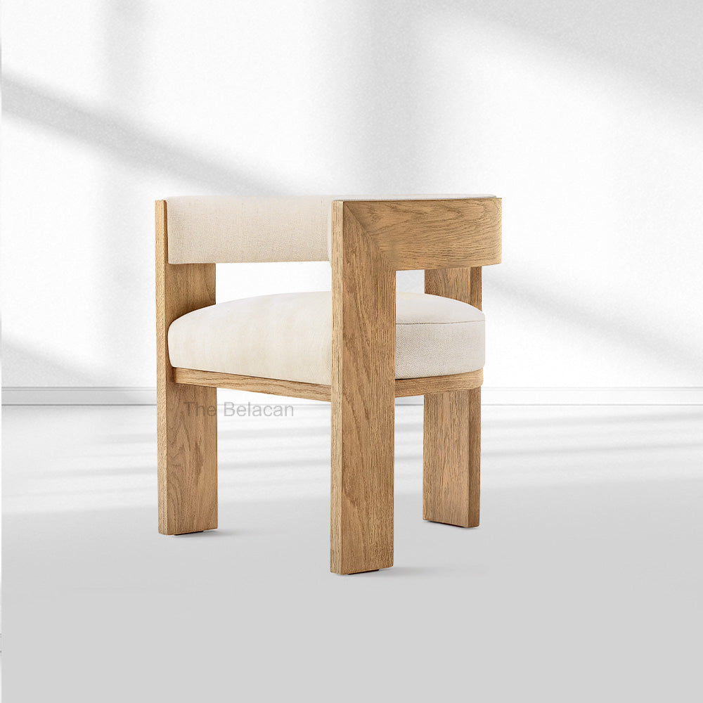 Elgin Fabric Dining Armchair - thebelacan