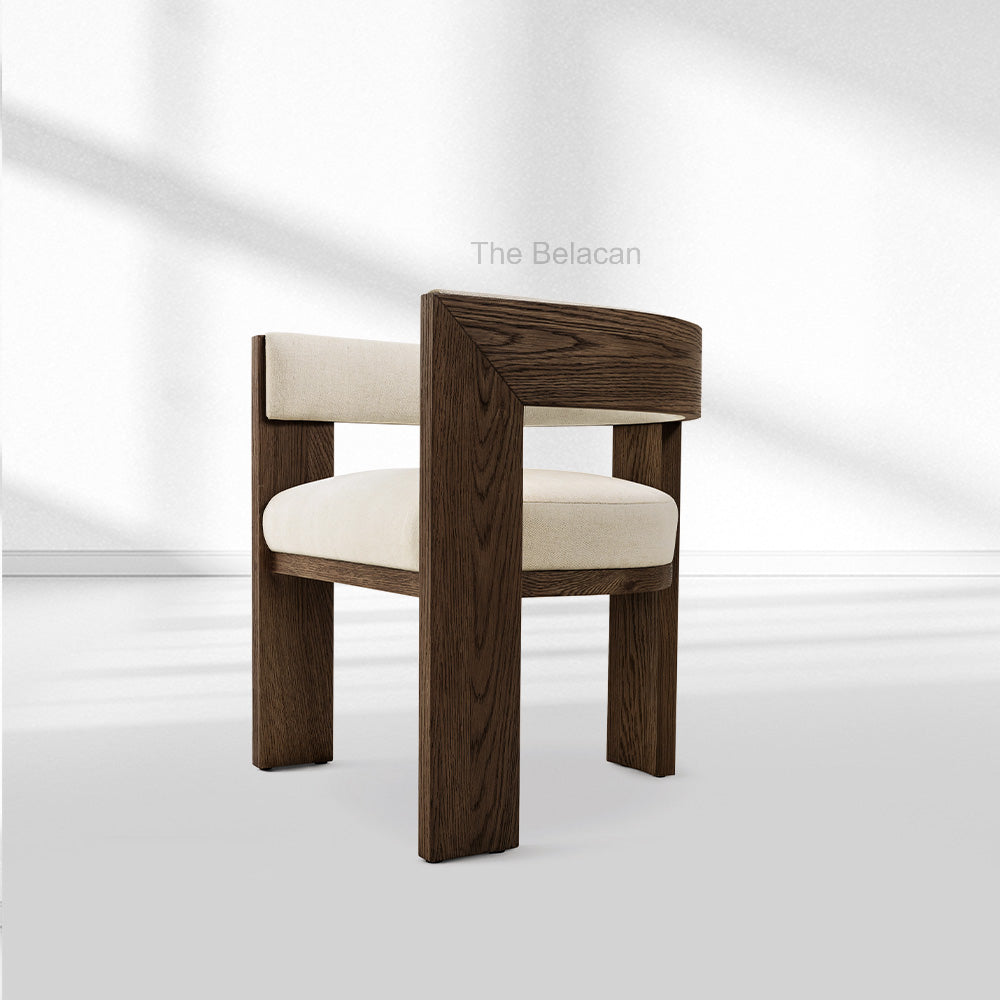 Elgin Fabric Dining Armchair - thebelacan