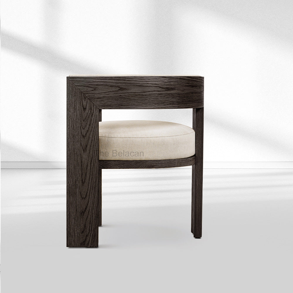 Elgin Fabric Dining Armchair - thebelacan