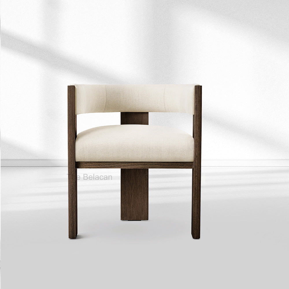 Elgin Fabric Dining Armchair - thebelacan