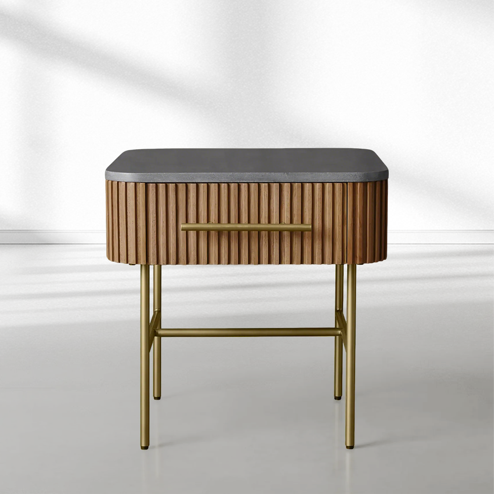 Fimley End Table with Drawer - thebelacan