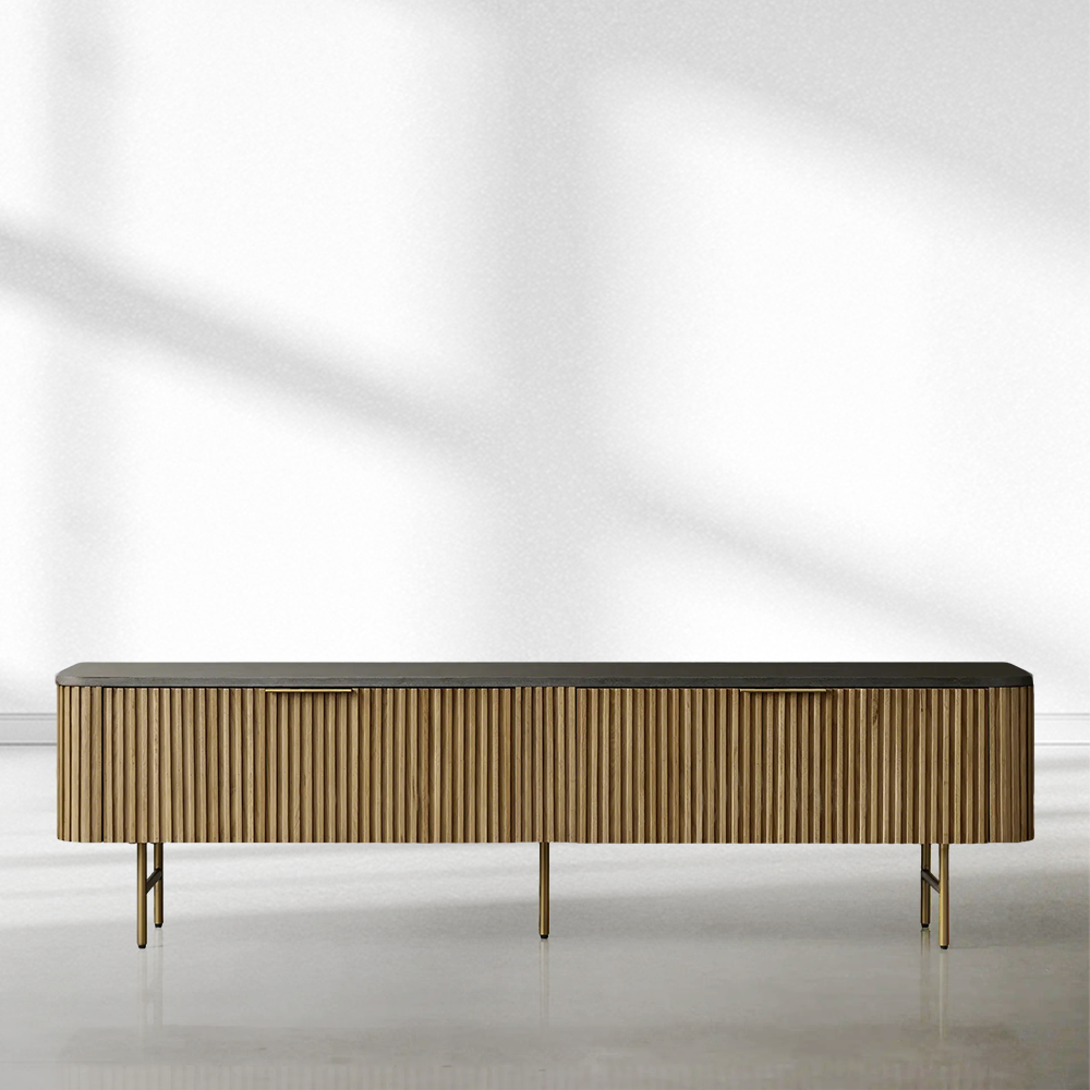 Fimley Low Media Console - thebelacan
