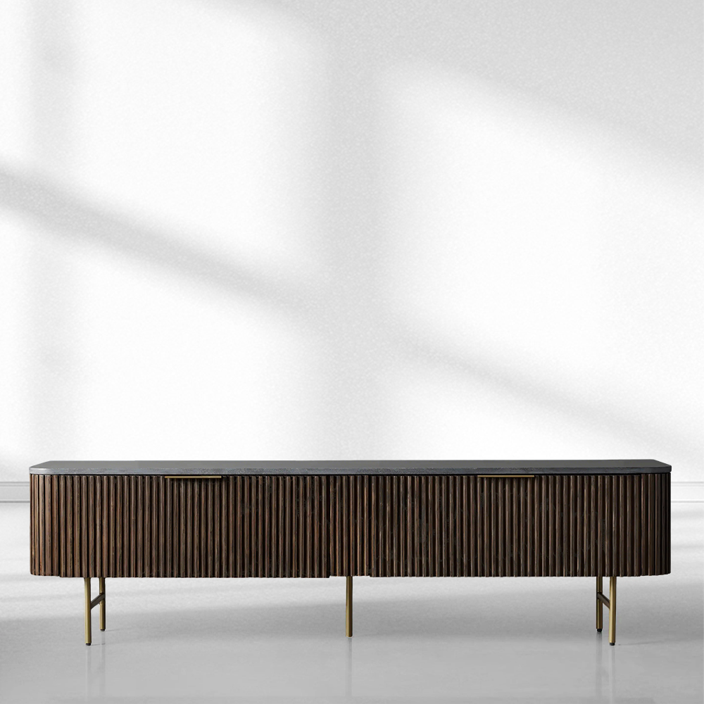 Fimley Low Media Console - thebelacan
