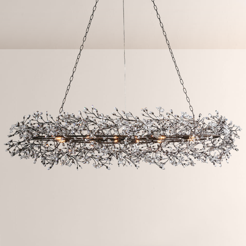 Fiore Oval Chandelier - thebelacan