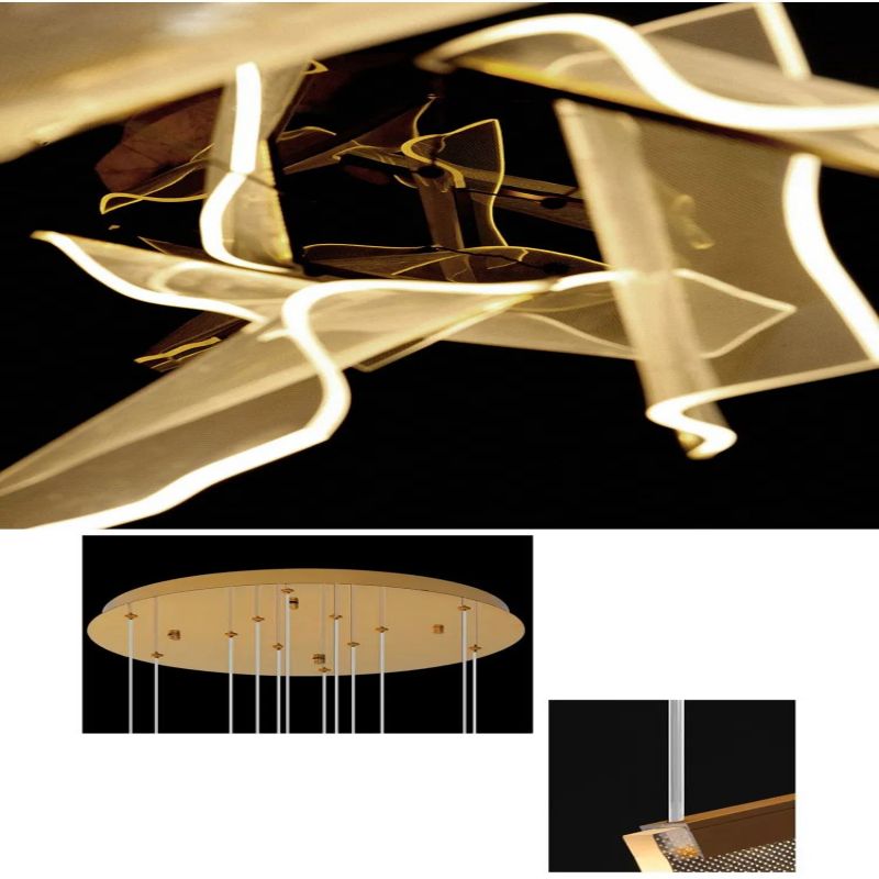 Flame Branch Chandelier - thebelacan