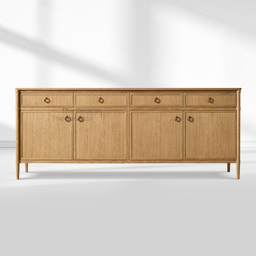 Fraboutiq 4-door Sideboard with Drawers - thebelacan