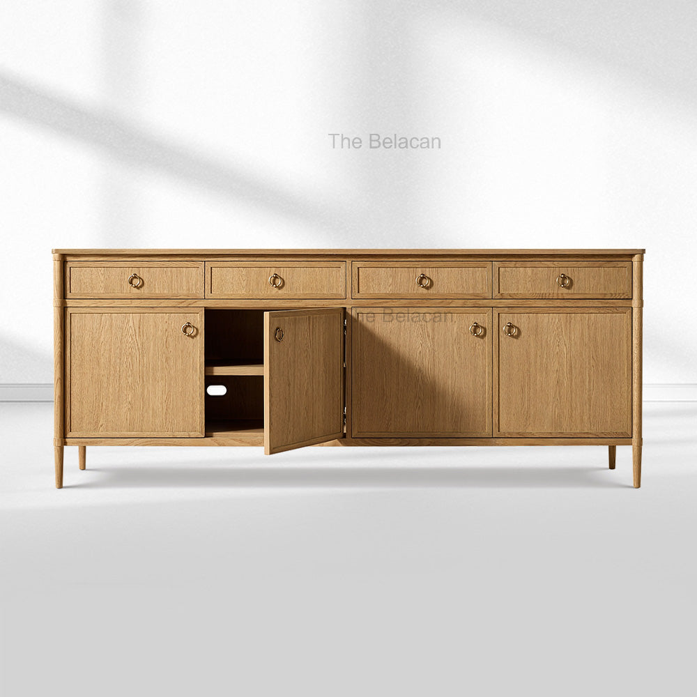 Fraboutiq 4-door Sideboard with Drawers - thebelacan