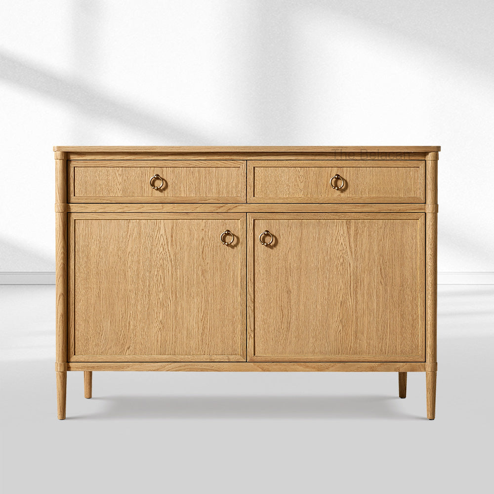 Fraboutiq Double-Door Sideboard with Drawers - thebelacan