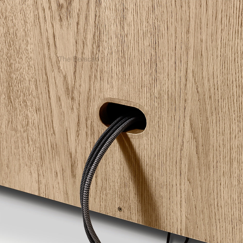 Fraboutiq Marble Double-Door Sideboard with Drawers - thebelacan