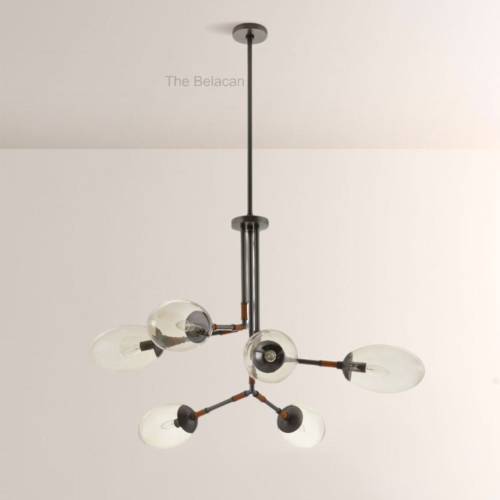 Frances Glass Chandelier - thebelacan