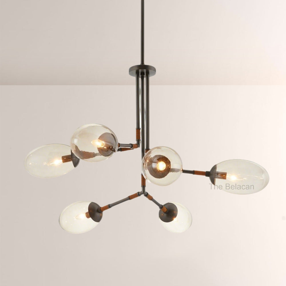 Frances Glass Chandelier - thebelacan