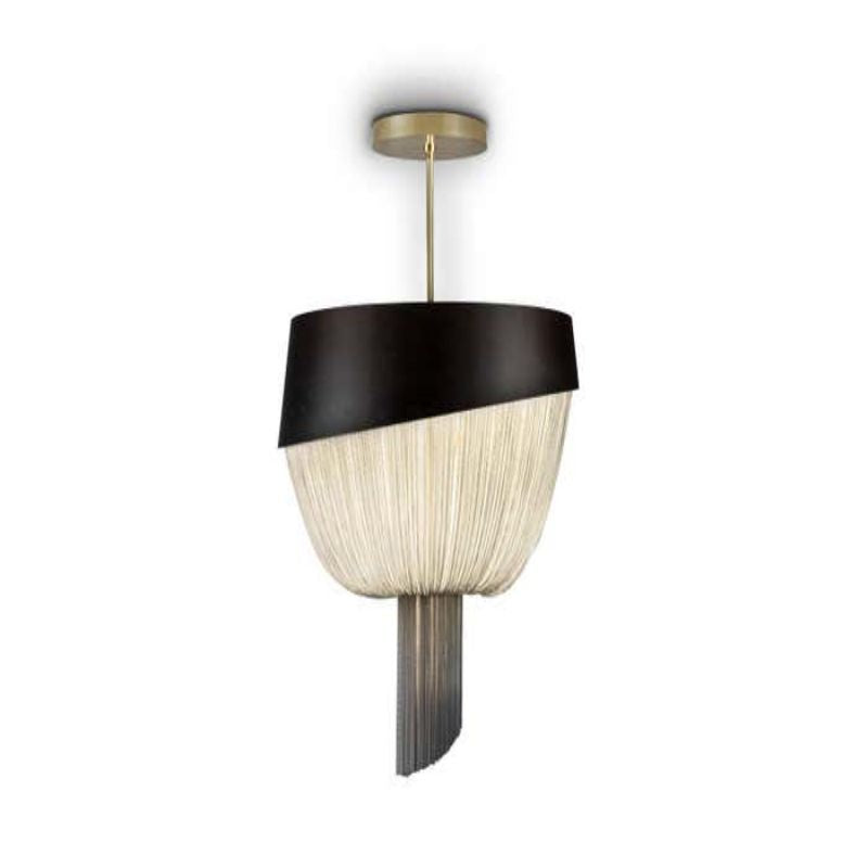 Modern Forever Chandelier, Oak, Aluminium Chain, Handmade Portugal by Greenapple - thebelacan