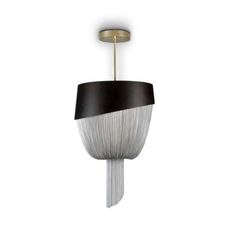 Modern Forever Chandelier, Oak, Aluminium Chain, Handmade Portugal by Greenapple - thebelacan