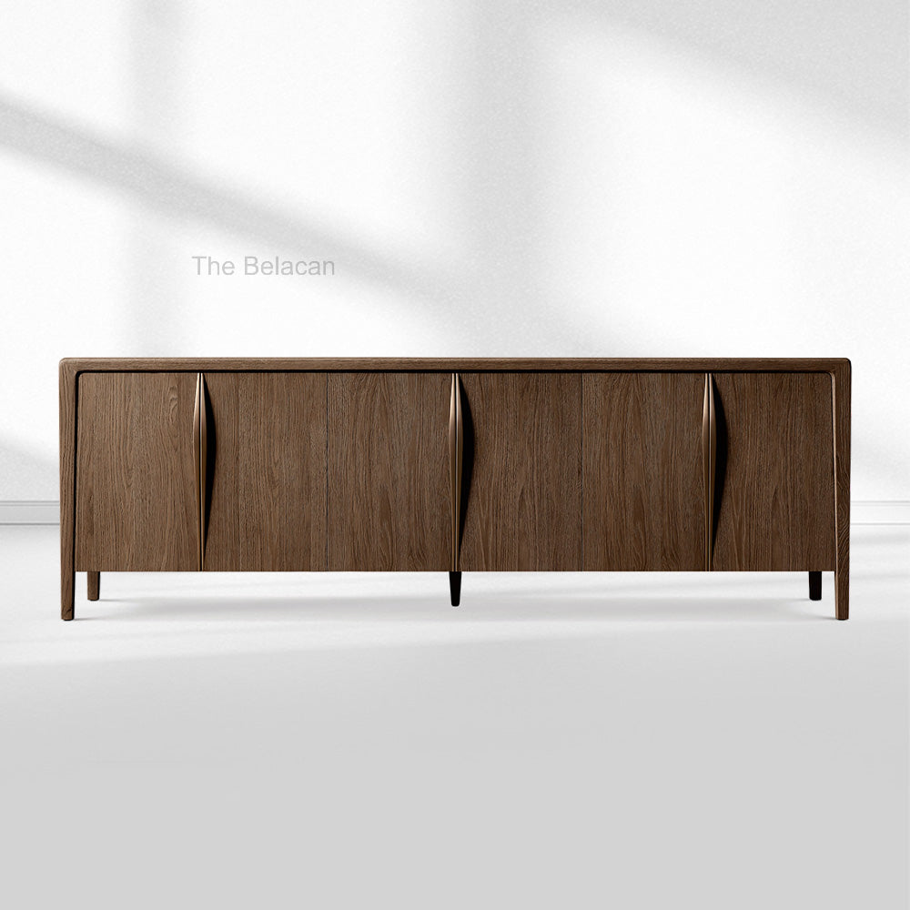 Gaelex Oak 6-door Sideboard - thebelacan
