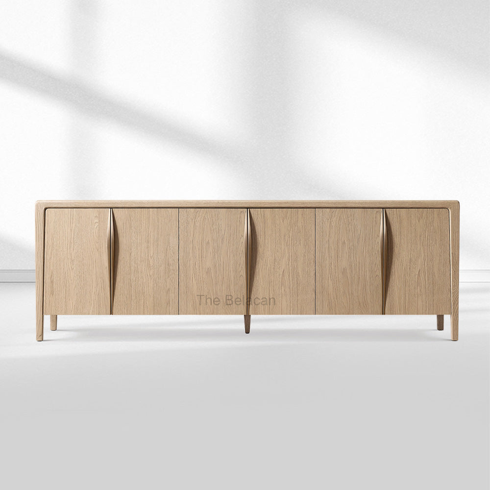 Gaelex Oak 6-door Sideboard - thebelacan