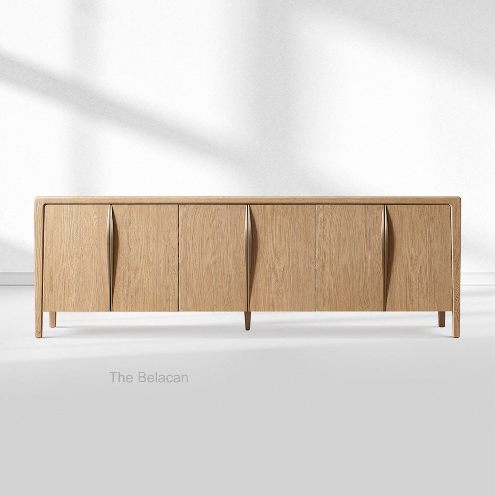 Gaelex Oak 6-door Sideboard - thebelacan