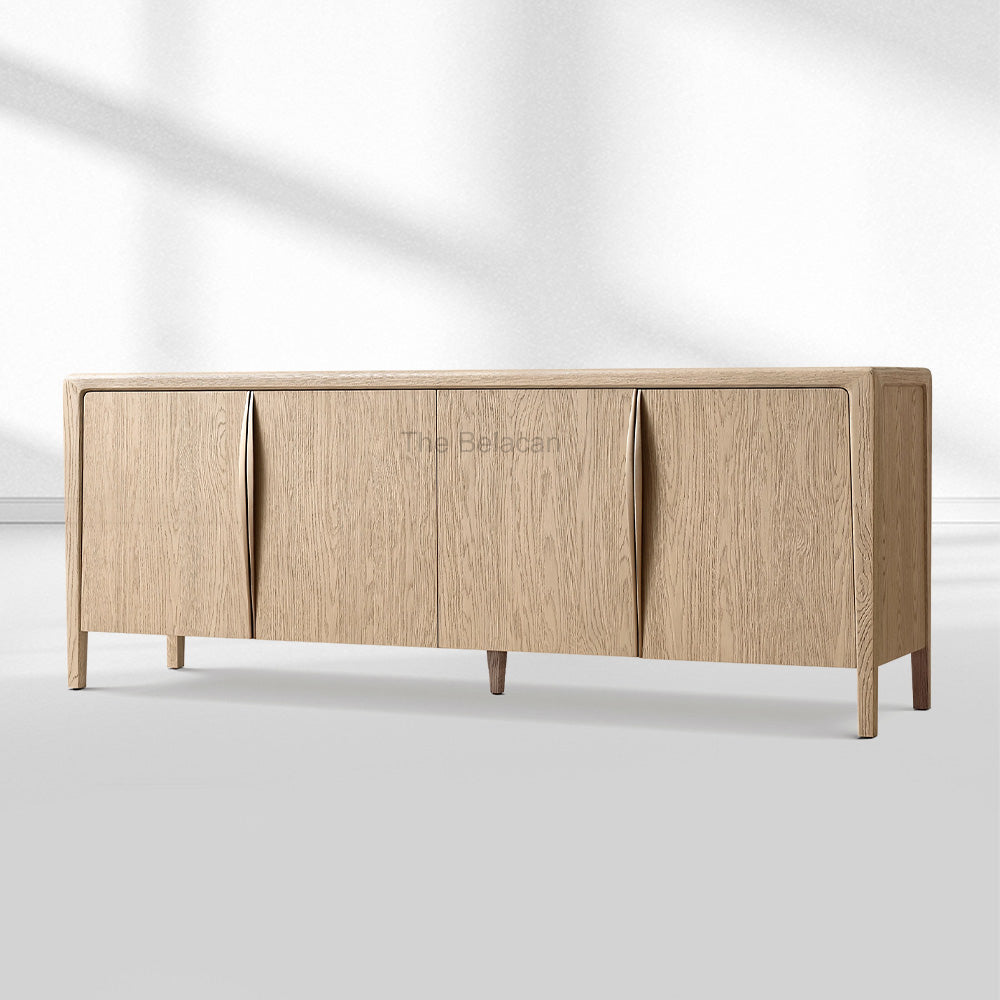 Gaelex Oak 4-door Sideboard - thebelacan
