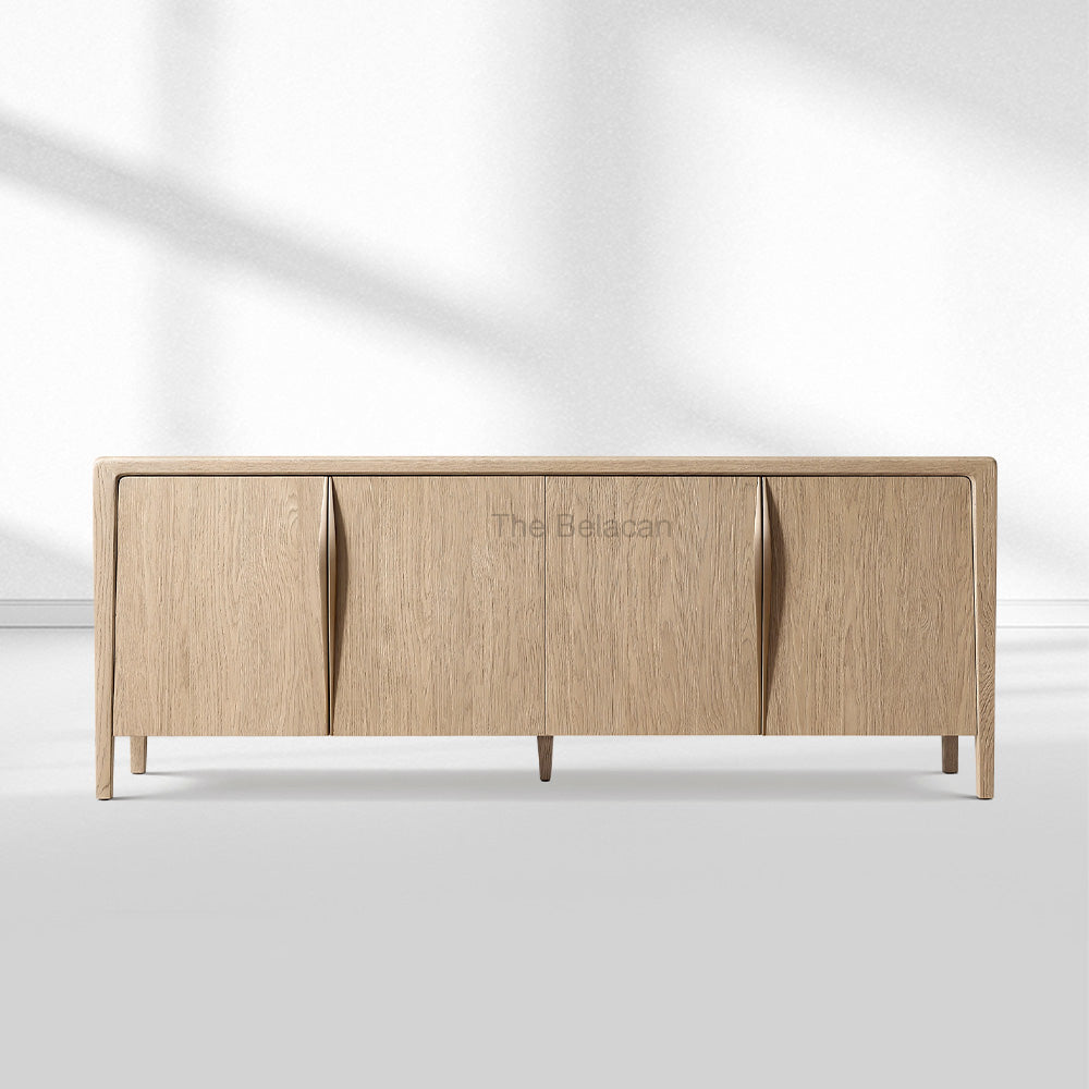 Gaelex Oak 4-door Sideboard - thebelacan