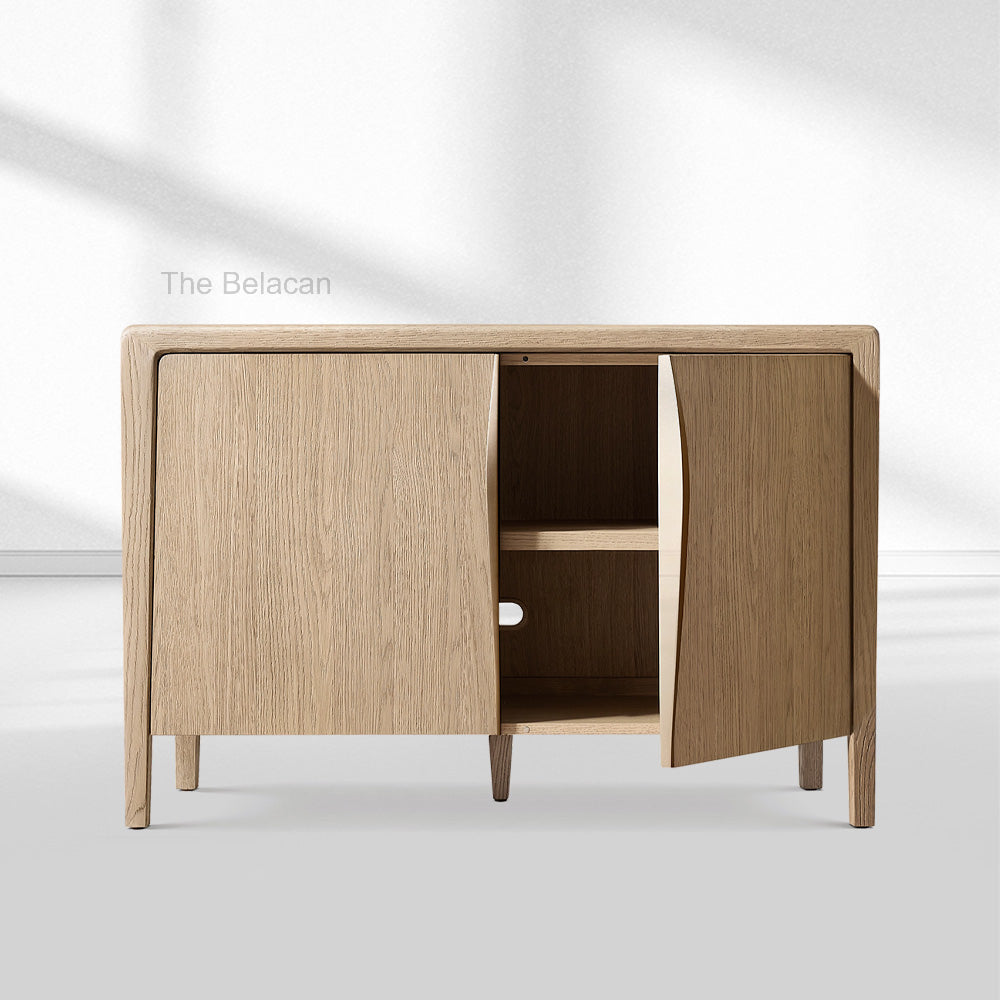 Gaelex Oak Double-door Sideboard - thebelacan