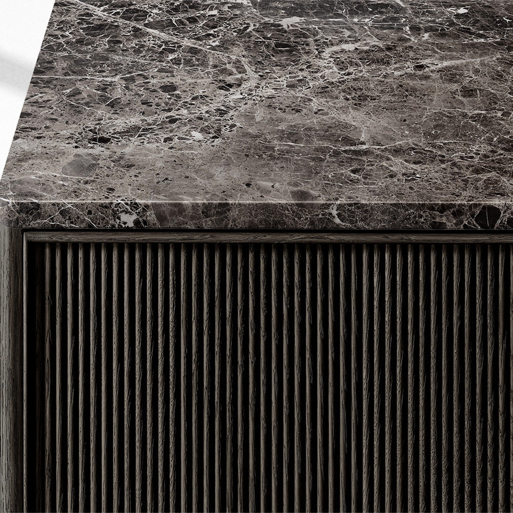 Genprestige Emperador Reeded 4-door Sideboard - thebelacan