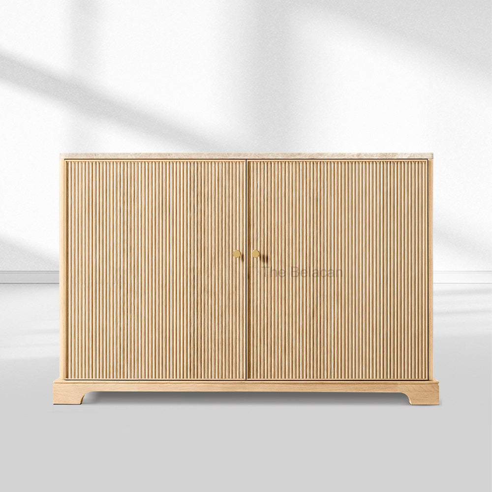 Genprestige Emperador Reeded Double-Door Sideboard - thebelacan