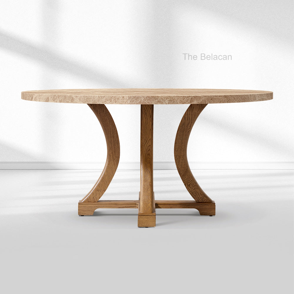 Genprestige Emperador Round Dining Table - thebelacan