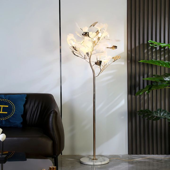 Gingko Leaf Floor Lamp - thebelacan