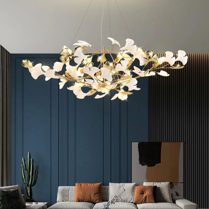 Gingko Luxury Chandelier Style D - thebelacan