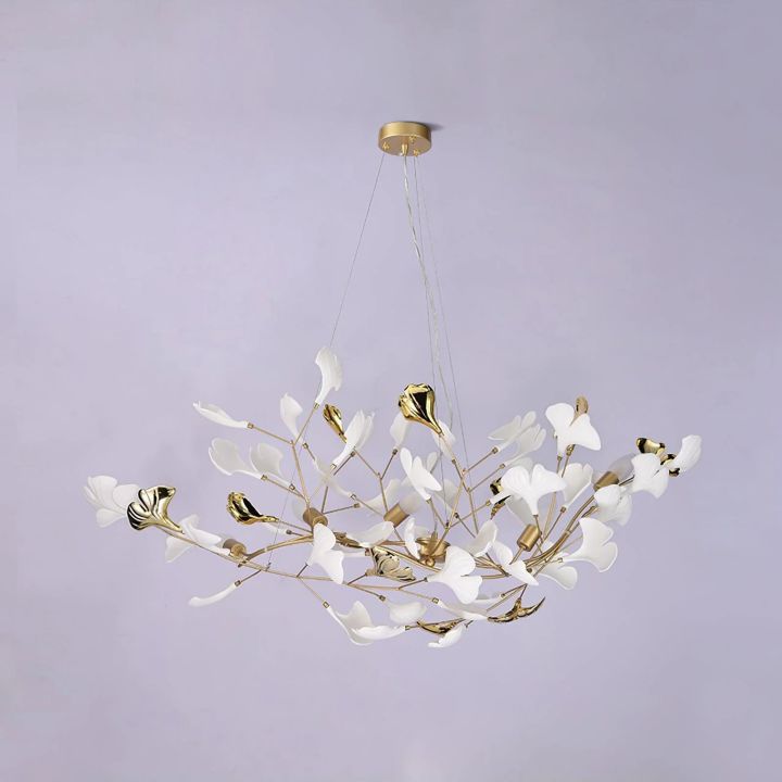 Gingko Luxury Chandelier Style D - thebelacan
