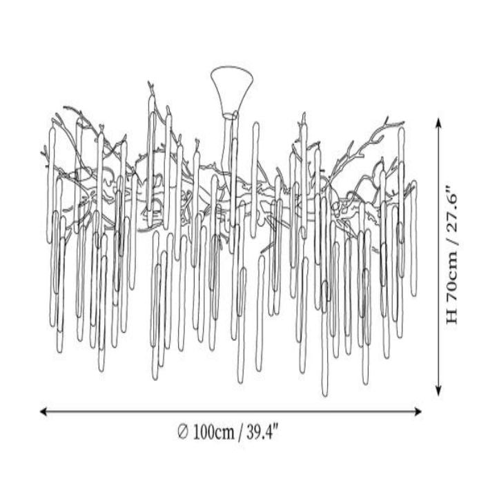 Glamour Dripstone Chandelier - thebelacan